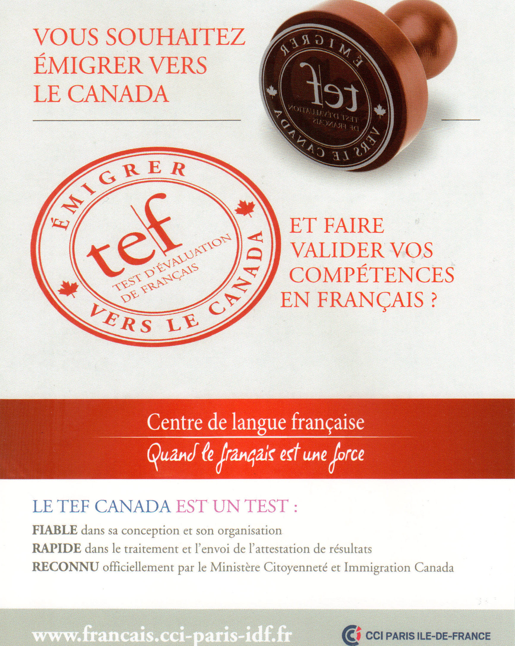 Test TEF Canada Et TEF Québec (Marseille) - Kangourou